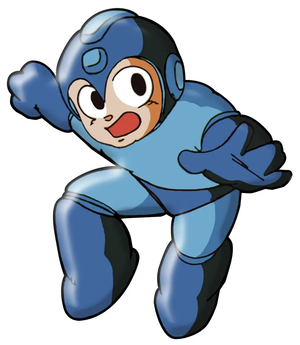 Mega Man - Mega Man Pins Jump_