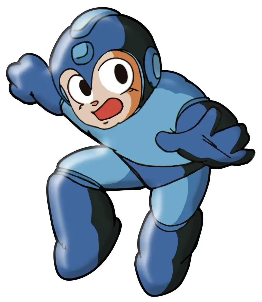 Mega Man - Mega Man Pins Jump