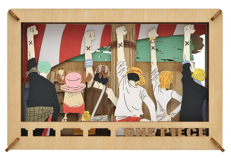 One Piece Paper Theater -Wood Style- Premium PT-WL11X Nakama No Shirushi image 2