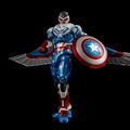 Fighting Armor Captain America (Sam Wilson Ver.) Action Figure thumbnail 7