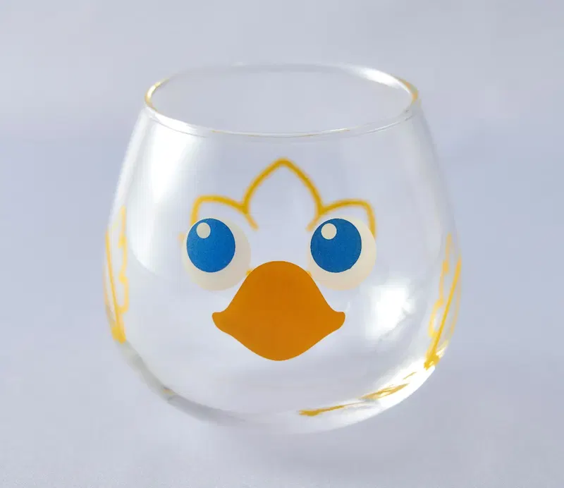 Final Fantasy Swinging Drinking Glass Chocobo (Re-run) image 1