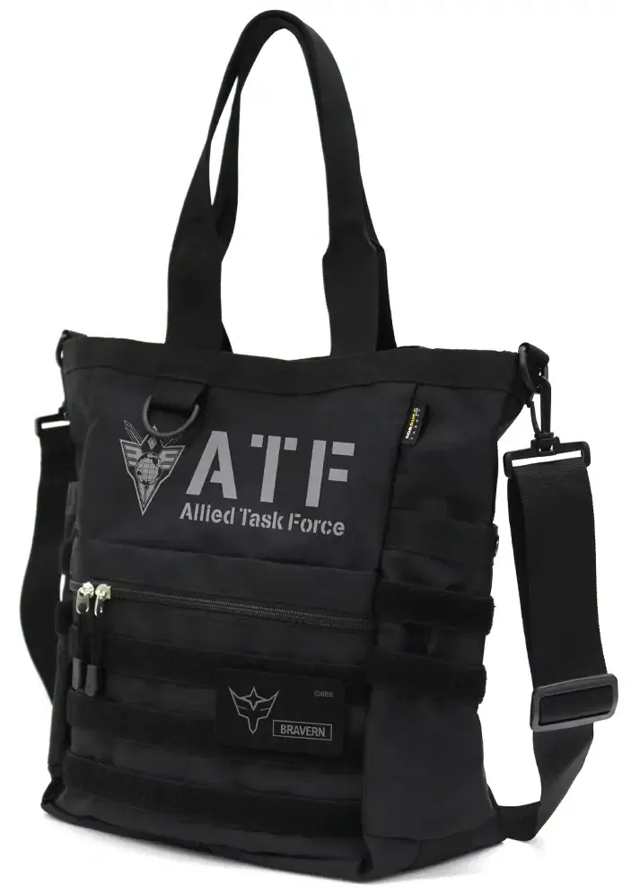 Brave Bang Bravern! - Multinational Task Force (ATF) Functional Tote Bag (Black) image 1