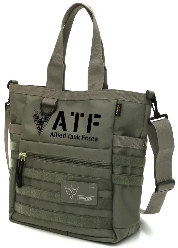 Brave Bang Bravern! - Multinational Task Force (ATF) Functional Tote Bag (Ranger Green) image 1