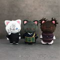 Jujutsu Kaisen Season 2 WithCAT Plush Key Chain With Eye Mask Geto Suguru thumbnail 3