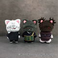 Jujutsu Kaisen Season 2 WithCAT Plush Key Chain With Eye Mask Geto Suguru thumbnail 4