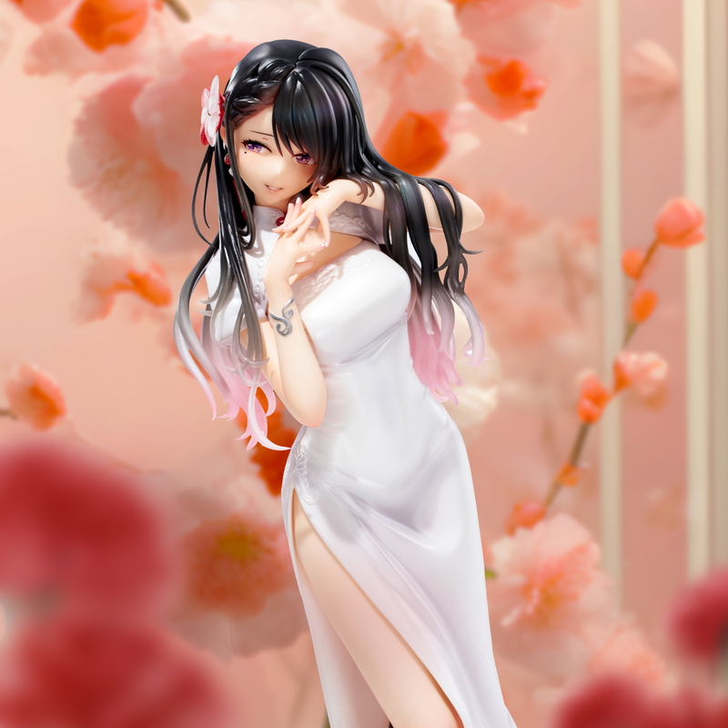 Original Character Pre-Painted Figure: Mai Okuma Illustration Iyashikei White China One-san image 16