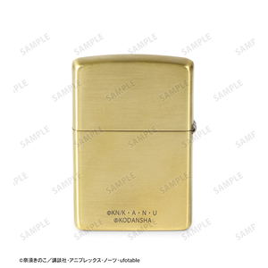 The Garden Of Sinners Zippo Collaboration Dragon Smoke Design Zippo Case (No fuel or gas included)_