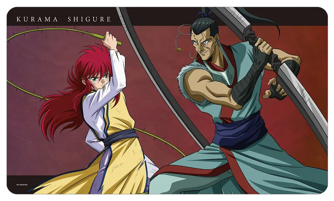 YuYu Hakusho Original Illustration Kurama & Shigure Makai Arc Battle Ver. Multi Desk Mat armabianca