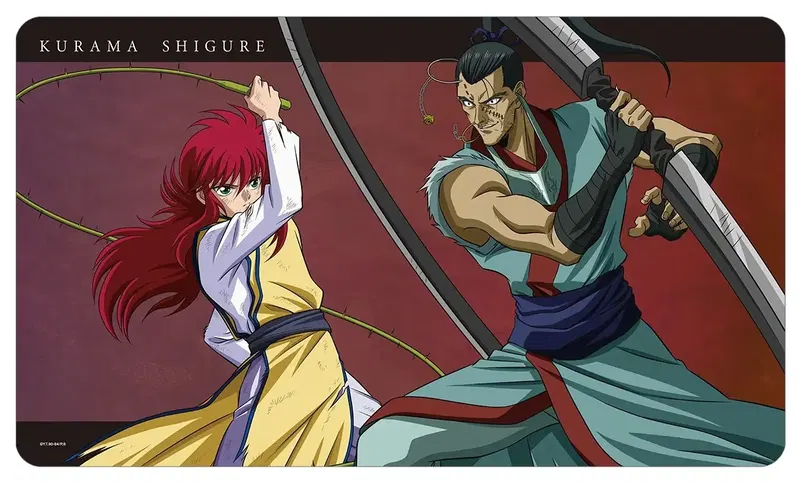 YuYu Hakusho Original Illustration Kurama & Shigure Makai Arc Battle Ver. Multi Desk Mat image 1