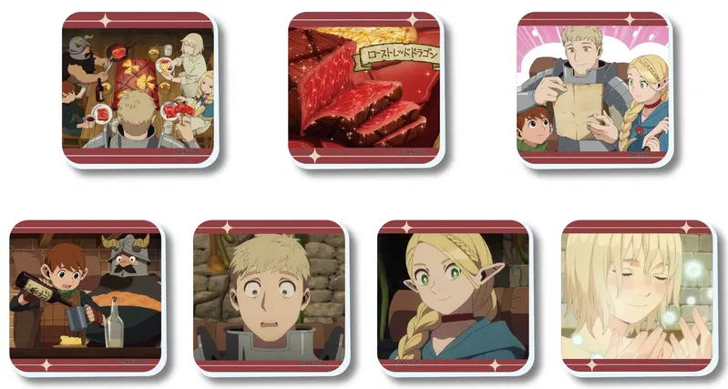 Delicious In Dungeon Memorial Acrylic Magnet (Set of 7 Packs) image 1
