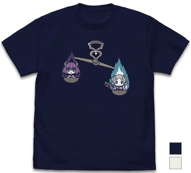 Frieren: Beyond Journey's End - Balance Of Obedience T-shirt (Navy | Size S) image 1
