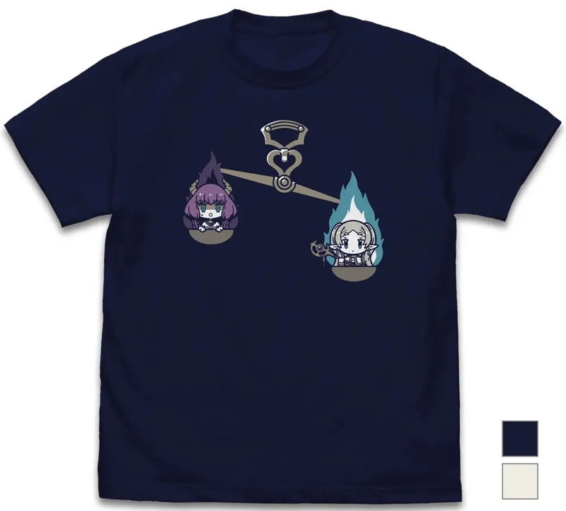 Frieren: Beyond Journey's End - Balance Of Obedience T-shirt (Navy | Size XL) image 1