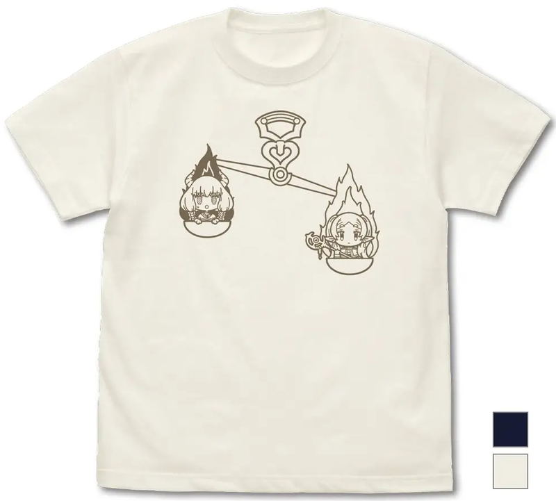 Frieren: Beyond Journey's End - Balance Of Obedience T-shirt (Vanilla White | Size L) image 1