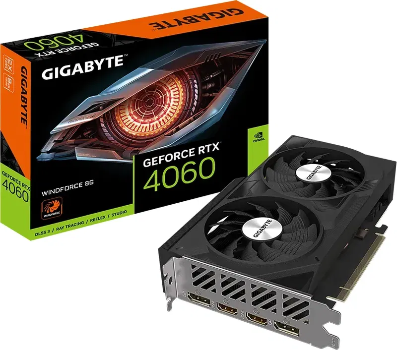 Gigabyte GeForce RTX 4060 Windforce OC 8G, 8GB GDDR6, 2x HDMI, 2x DP image 5
