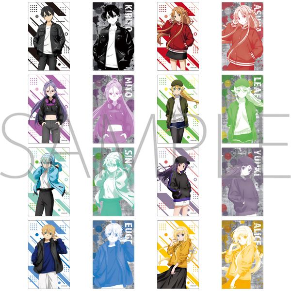 Sword Art Online Memorial Clear Card Collection (Set of 8 Packs) Movic