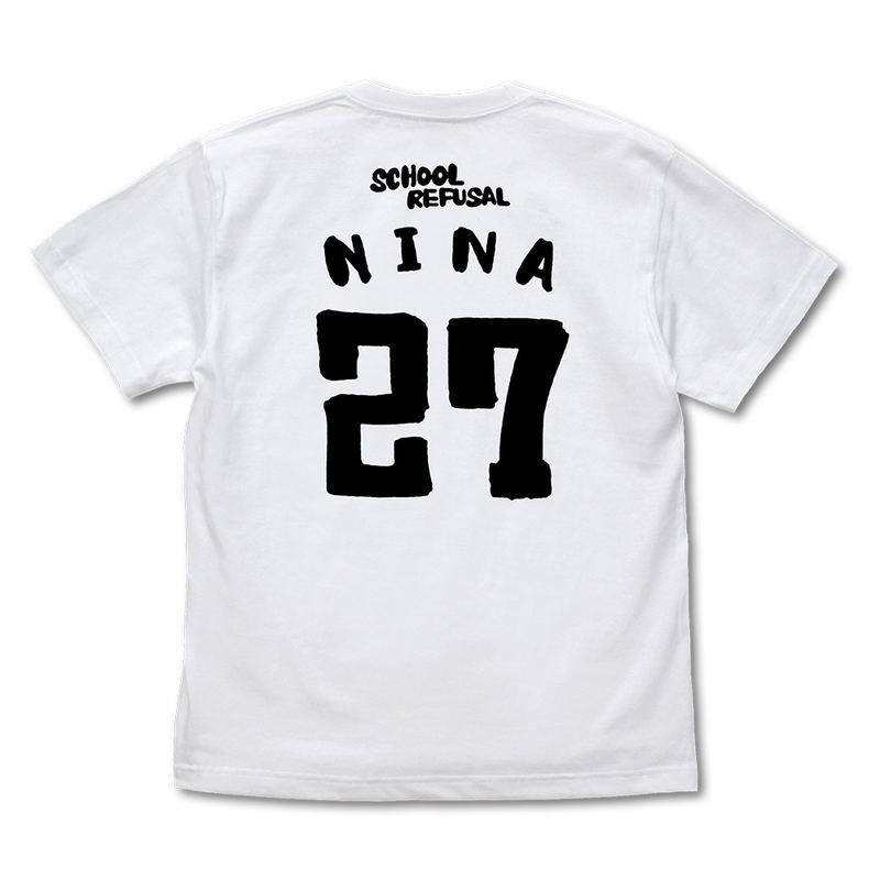 Girls Band Cry - Nina Iseri's No School T-shirt (White | Size XL) image 2