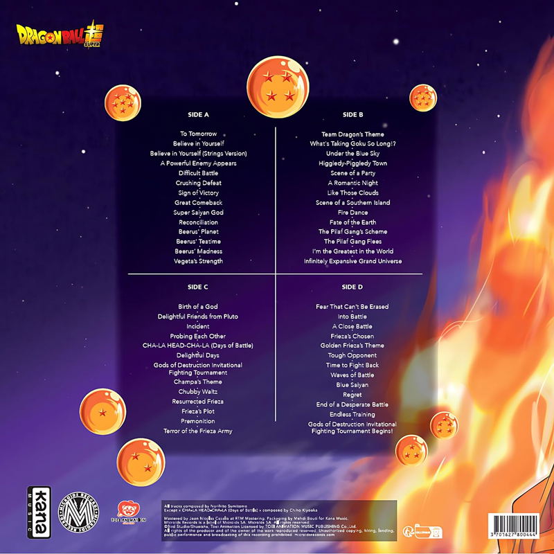 Dragon Ball Super Vol.1 Original Soundtrack (Vinyl) image 3