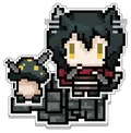 Delicious In Dungeon Pixel Art Style Acrylic Stand Izutsumi thumbnail 1
