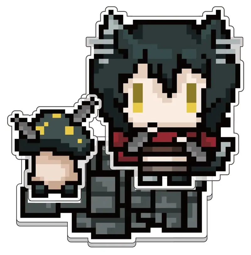 Delicious In Dungeon Pixel Art Style Acrylic Stand Izutsumi image 1