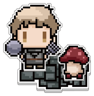 Delicious In Dungeon Pixel Art Style Acrylic Stand Laios_