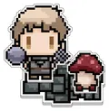 Delicious In Dungeon Pixel Art Style Acrylic Stand Laios thumbnail 1