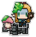 Delicious In Dungeon Pixel Art Style Acrylic Stand Marcille thumbnail 1