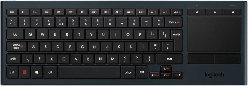 Logitech K830 Illuminated Living-Room Keyboard with Built-in Touchpad image 1
