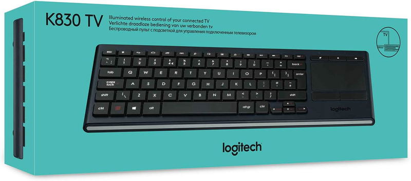 Logitech K830 Illuminated Living-Room Keyboard with Built-in Touchpad image 3