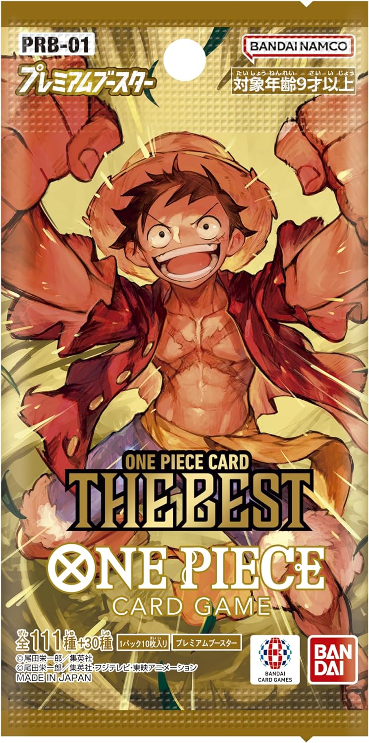 One Piece Card Game Premium Booster: One Piece Card The Best PRB-01 (Set of  10 Packs) (Re-run)