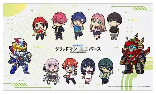 Gridman Universe Rubber Mat Mini Character image 1