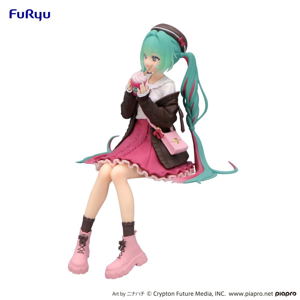 Hatsune Miku Noodle Stopper Figure: Autumn Date Pink Color Ver._