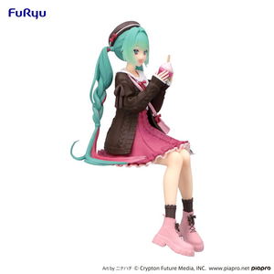 Hatsune Miku Noodle Stopper Figure: Autumn Date Pink Color Ver._