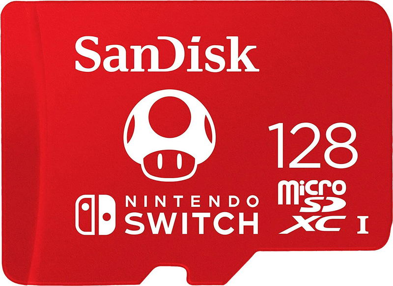 SanDisk Nintendo Switch R100/W90 microSDXC, UHS-I U3, Class 10 (128GB) image 1