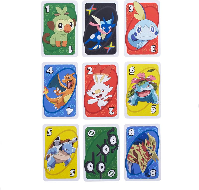 UNO Pokemon Special Rule Card With Snorlax And Greninja image 2