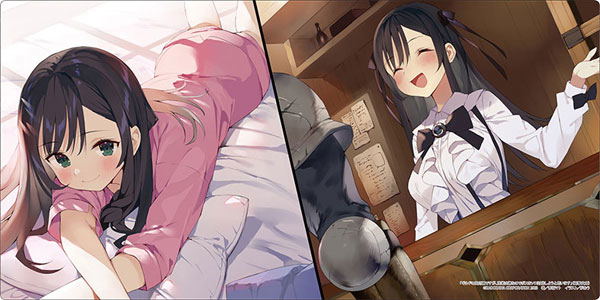 Bushiroad Rubber Mat Collection V2 Vol. 1267 Dengeki Bunko I May Be A Guild Receptionist, But I'll Solo Any Boss To Clock Out On Time: Alina Clover image 1