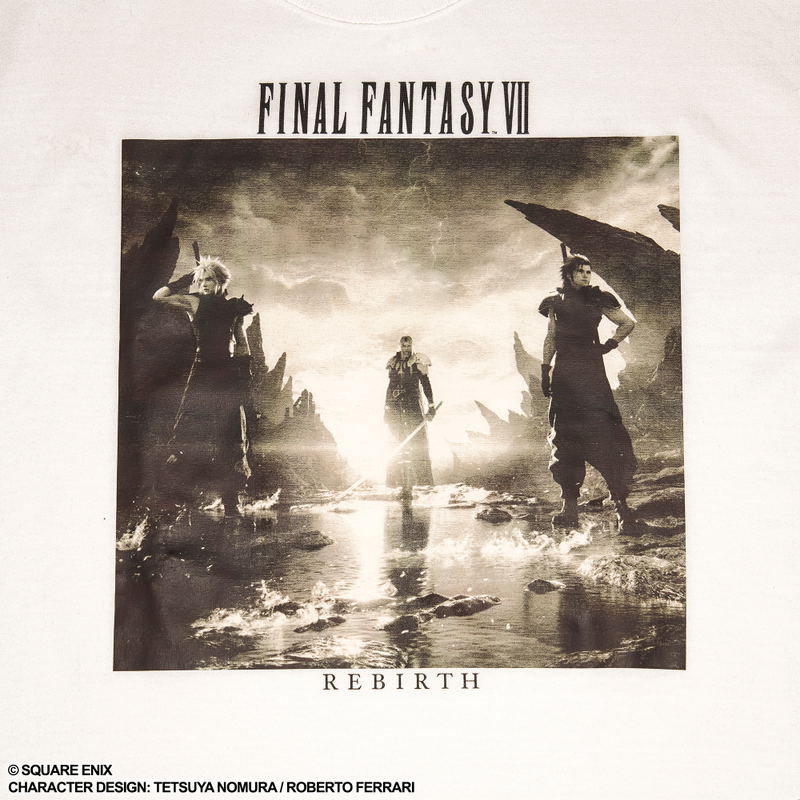 Final Fantasy VII Rebirth T-shirt Key Art (White) image 2