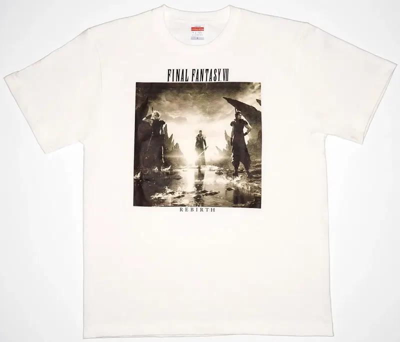 Final Fantasy VII Rebirth T-shirt Key Art (White) image 1