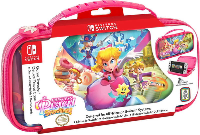 Game Traveler Deluxe Travel Case for Nintendo Switch (Princess Peach ShowTime) image 1