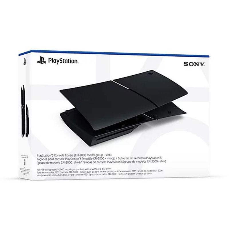 PS5 Slim Console Cover (Midnight Black) image 1