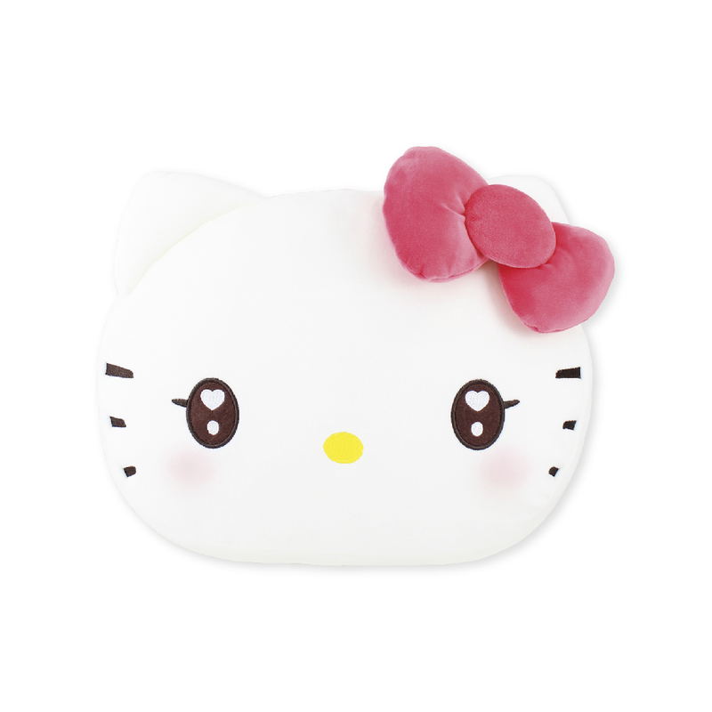 Sanrio Characters Mocchiri Face Cushion Uruuru: Hello Kitty image 1
