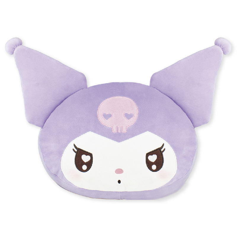 Sanrio Characters Mocchiri Face Cushion Uruuru: Kuromi image 1