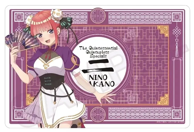The Quintessential Quintuplets Specials Rubber Mat Chinese Lolita Ver. Nakano Nino image 1