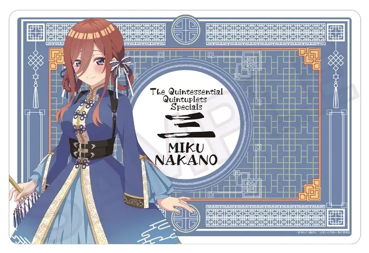 The Quintessential Quintuplets Specials Rubber Mat Chinese Lolita Ver. Nakano Miku Y Line