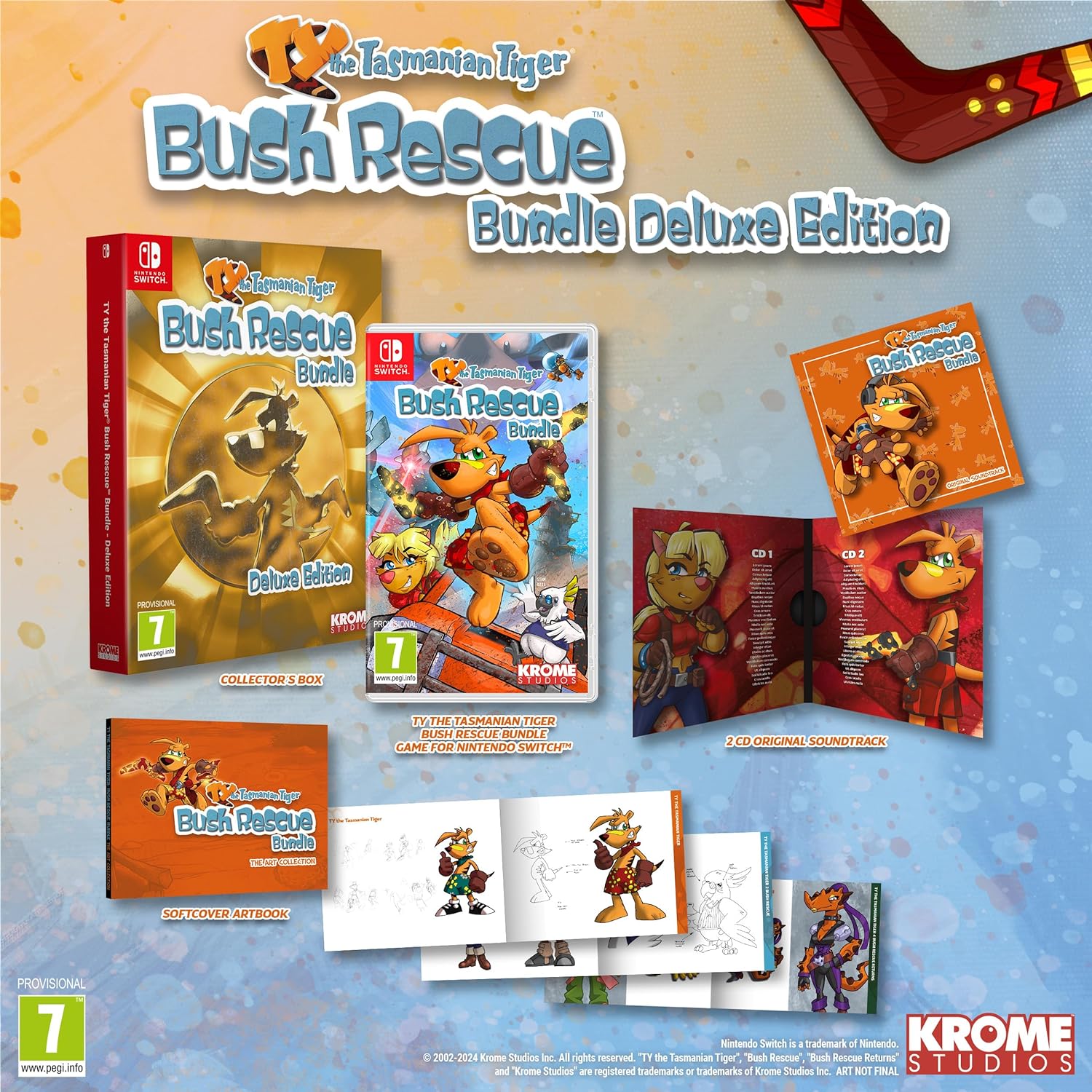 TY the Tasmanian Tiger Bush Rescue Bundle [Deluxe Edition] for Nintendo ...