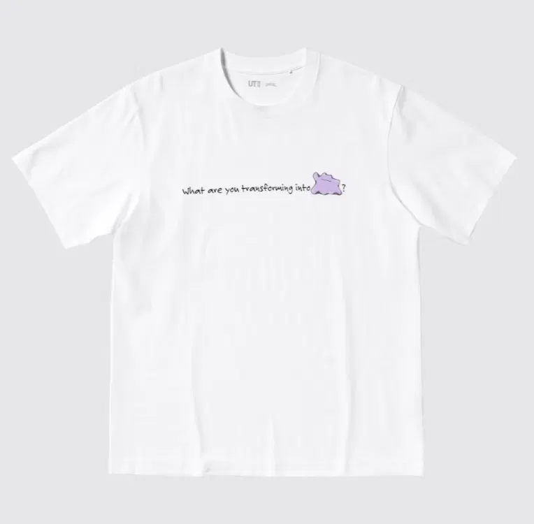 UT Pokemon - Ditto T-Shirt (White | Size XXL) image 1