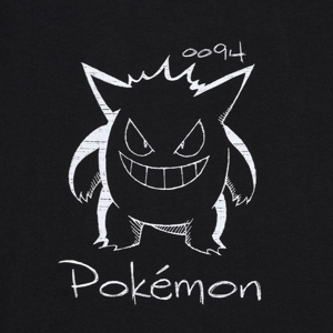 UT Pokemon - Gengar T-Shirt (Black | Size XXL)_