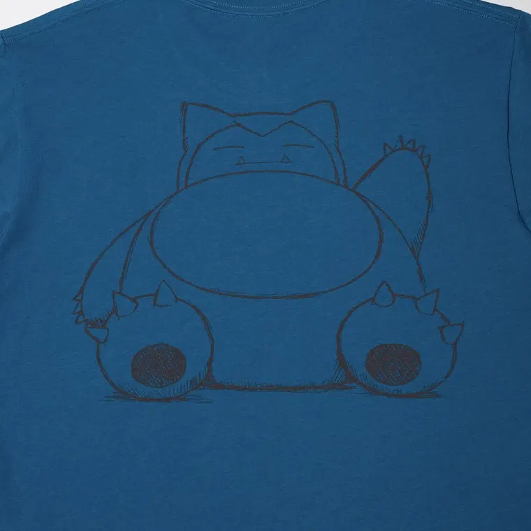 UT Pokemon - Snorlax T-Shirt (Blue | Size XL) image 4