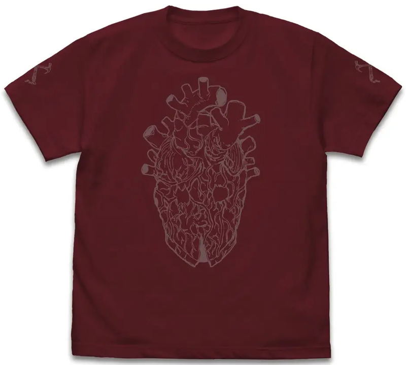Dorohedoro (Original Version) - Shin Mask T-shirt (Burgundy | Size M) image 1