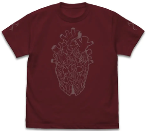 Dorohedoro (Original Version) - Kokoro Mask T-shirt (Burgundy | Size S)_