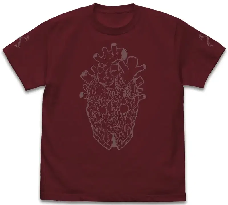 Dorohedoro (Original Version) - Shin Mask T-shirt (Burgundy | Size S) image 1